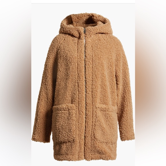 Andrew Marc Seneca Faux shearling hooded jacket - Picture 4 of 5